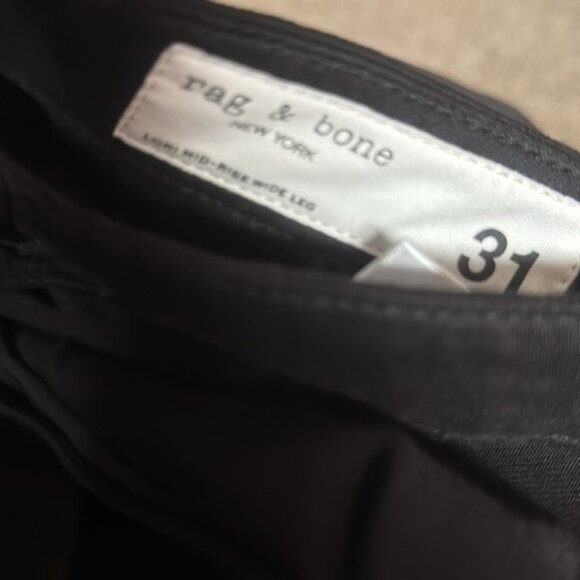 rag & bone Lori Mid Rise Wide Leg Pants - Picture 4 of 8